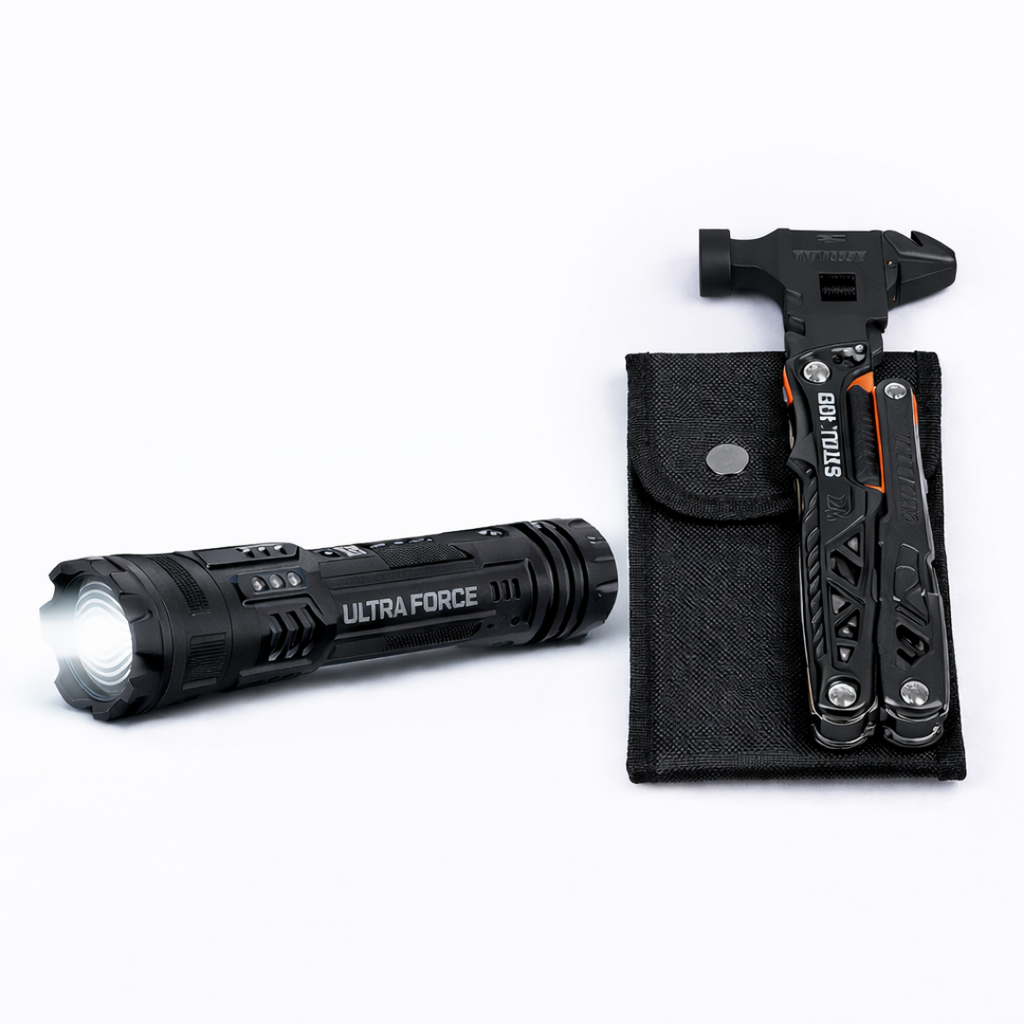 UltraForce™ Ferramenta 18 em 1 + BRINDE HOJE (Lanterna Tática LED)